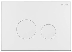 Oltens Lule buton de spălare pentru WC alb mat 57102900