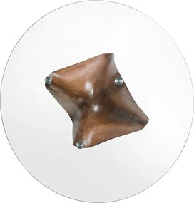 Masa dining design modern Walnut Round 140cm