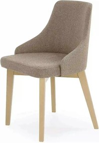 Scaun tapitat stofa bej Toledo, 55X51X82 CM