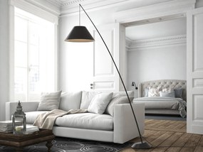 Lampadar / Lampa de podea design modern Junco negru SV-425131