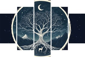 Tablou – Arbore magic cu cerb II. (150x105 cm)