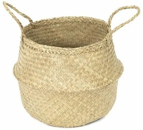 Coș de depozitare Compactor tricotat din iarbă demare Belly, 35 x 32 cm, natural, M