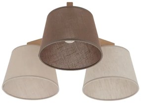 Brilagi - Lustră aplicată LATTE SABIA 3xE27/15W/230V pin/mix