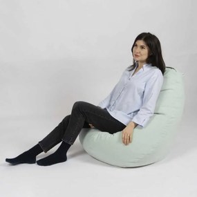 Fotoliu Nirvana Hobbit Pufrelax, Material Textil - Light Mint