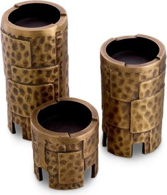 Set de 3 suporturi pentru lumanare design LUX Laurentios