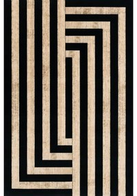 Covor lana Art Deco II black Selectează mărime: 200 X 300