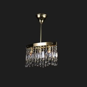 Lustra moderna cristal Bohemia, L-30cm