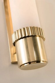 Aplica de perete LUX din alabaster ARGON alama antichizata