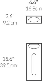 Suport de perete pentru pungi din plastic, Simple Human