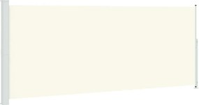 vidaXL Copertină laterală retractabilă de terasă, crem, 200 x 500 cm