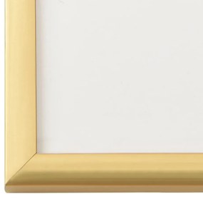 Rame foto colaj pentru perete masa, 3 buc., auriu, 13x18 cm MDF 3, Auriu, 13 x 18 cm