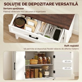 HOMCOM comodă mică dulap sertar compact | Aosom Romania