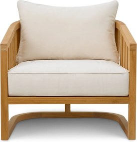 Fotoliu LUX pentru exterior din lemn de tec Aruba