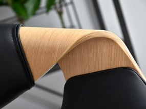 Scaun Bjorn H (stejar negru + crom). 1110650