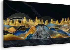 Tablou - Munții aurii (90x60 cm)