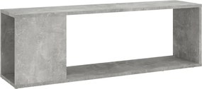 vidaXL Comodă TV, gri beton, 100x24x32 cm, lemn prelucrat