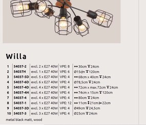 Aplica minimalista stil industrial Willa