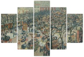 Tablou - Camille Pissarro, Boulevard des Italiens, Morning, Sunlight, reproducere (150x105 cm)