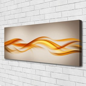 Tablou pe panza canvas Abstract Art Galben Gri