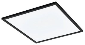 Plafoniera LED inteligenta, design modern Salobrena-z negru 59,5x59,5cm