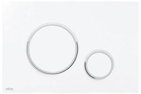 Clapeta de actionare Alca Thin M776 alb - crom