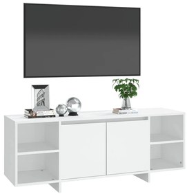 Comoda TV, alb, 130x35x50 cm, PAL 1, Alb