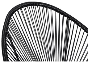 Fotoliu de grădină din ratan artificial Bonami Selection Avocado, negru