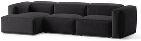 Coltar 4 locuri Bergamo velur reiat L344 cm