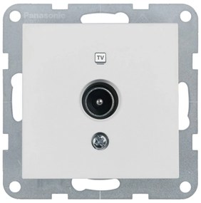 Priza TV finala, IP20, Seashell, Panasonic Karre Plus 55 Soft Touch