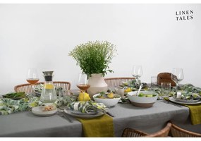 Coasters verde 4 buc. din material textil Lotus – Linen Tales