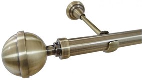 Galerie simpla fara inele KULA LUX 25mm - aur antic (Alege marime: 200 cm)