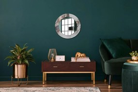 Decor oglinda rotunda Fluid abstract fi 50 cm