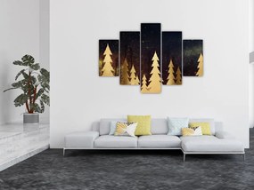 Tablou - Noapte de aur (150x105 cm)