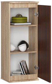 Dulap de perete Wren II (stejar sonoma + wenge). 1069111