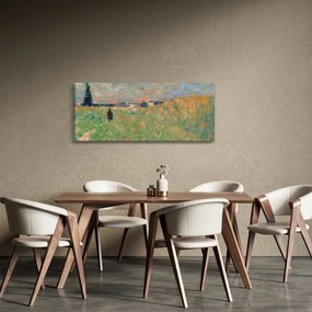 Tablou - Georges Seurat, A Summer Landscape, reproducere (120x50 cm)