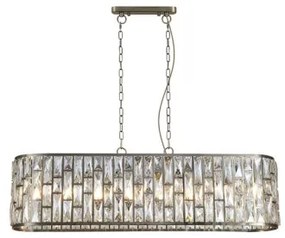 Searchlight 65818-8AB - Candelabru BIJOU suspendat cu lanț, 8xE14/40W/230V