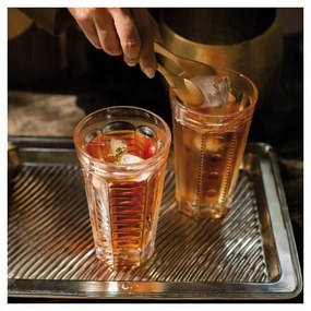 Set 4 pahare pentru băuturi La Rochére Saga, 340 ml