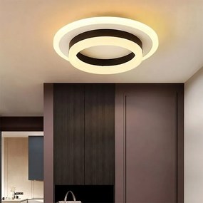 Lustra LED Plafoniera ESN6081Y-BK, 64 W