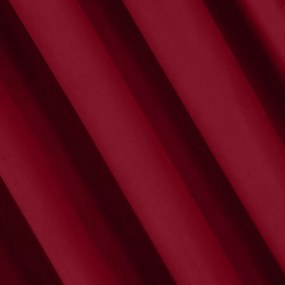 Draperii monocromatice din catifea de culoare burgundy 140 x 270 cm