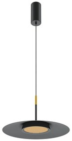 Lustra/Pendul LED design modern El 35cm negru/auriu