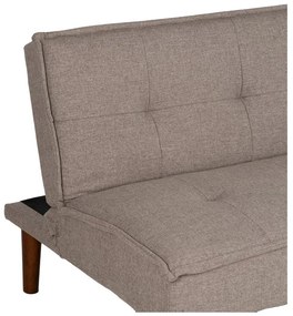 Canapea grej extensibilă cu tapițerie din chenille 181 cm – Ixia