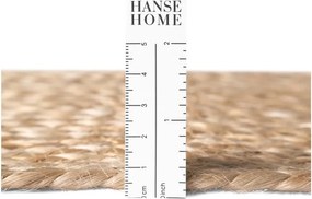 Covor în culoare naturală reversibil/țesut manual rotund din iută ø 150 cm Basil – Hanse Home