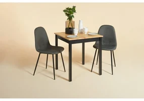 Set 2 scaune dining Bonami Essentials Lissy, gri închis
