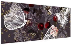 Tablou - Fluture (120x50 cm)