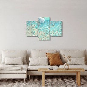 Tablou - Atmosfera de litoral în nuanțe turcoaz (90x60 cm)