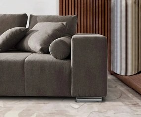 Canapea extensibilă dumonde cu ladă de depozitare si sezut confortabil din spuma high-density, Marbela Enjoy Kaki XXL 295x100 cm