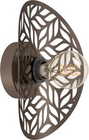 Eglo 44125 - Aplică de perete SWABY 1xE27/60W/230V, bronz