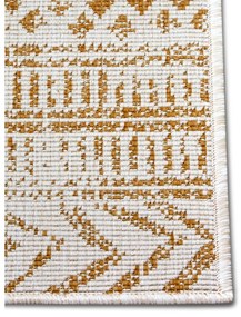 Covor de exterior galben ocru-alb 80x350 cm Biri – NORTHRUGS