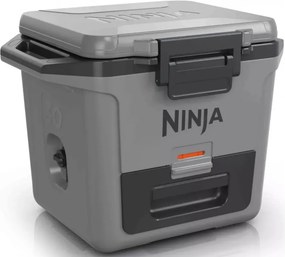 Lada frigorifica Ninja FrostVault FB131EUGY, 28 l, Pasiva, 48 doze, Pastreaza gheata pana la 5 zile, Compartiment uscat, Gri