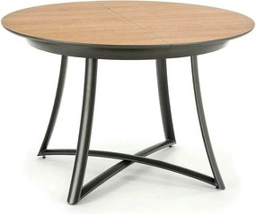 Masa extensibila MORETTI, stejar/negru, 118/148x118x76 cm